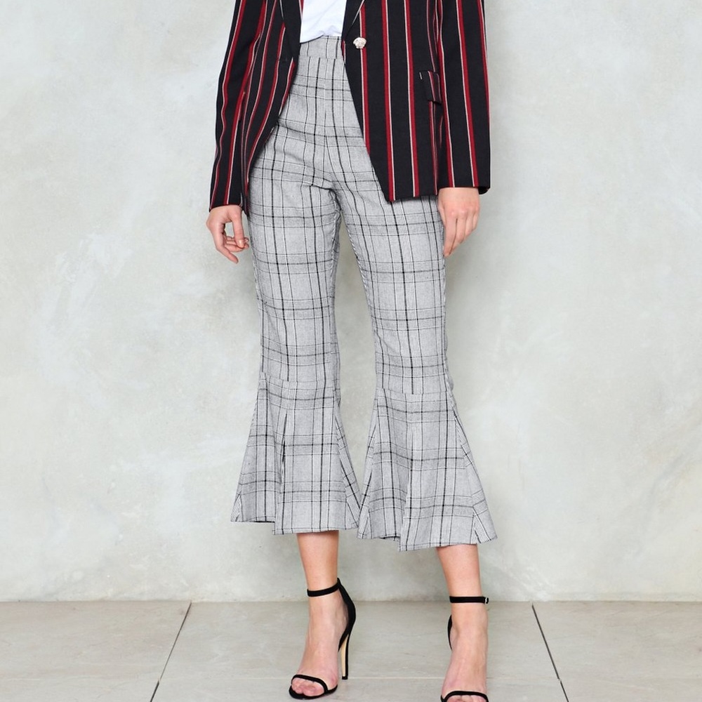 Nasty Gal For Kicks Check pants